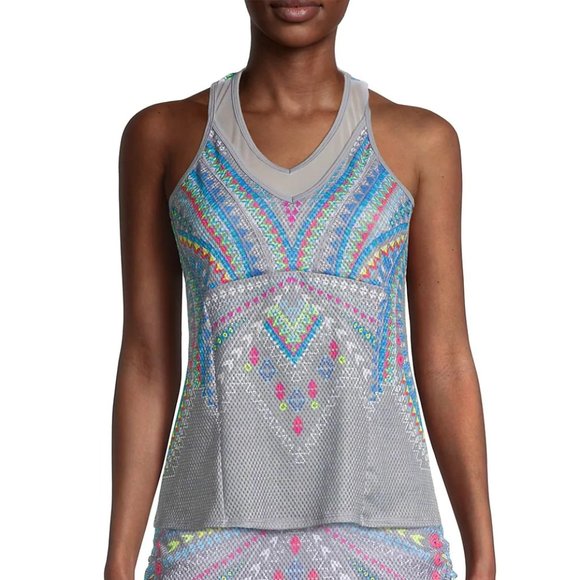 (NWT) Lucky In Love Desert Vibes Printed Tank/ Athletic Top XL - Picture 3 of 7